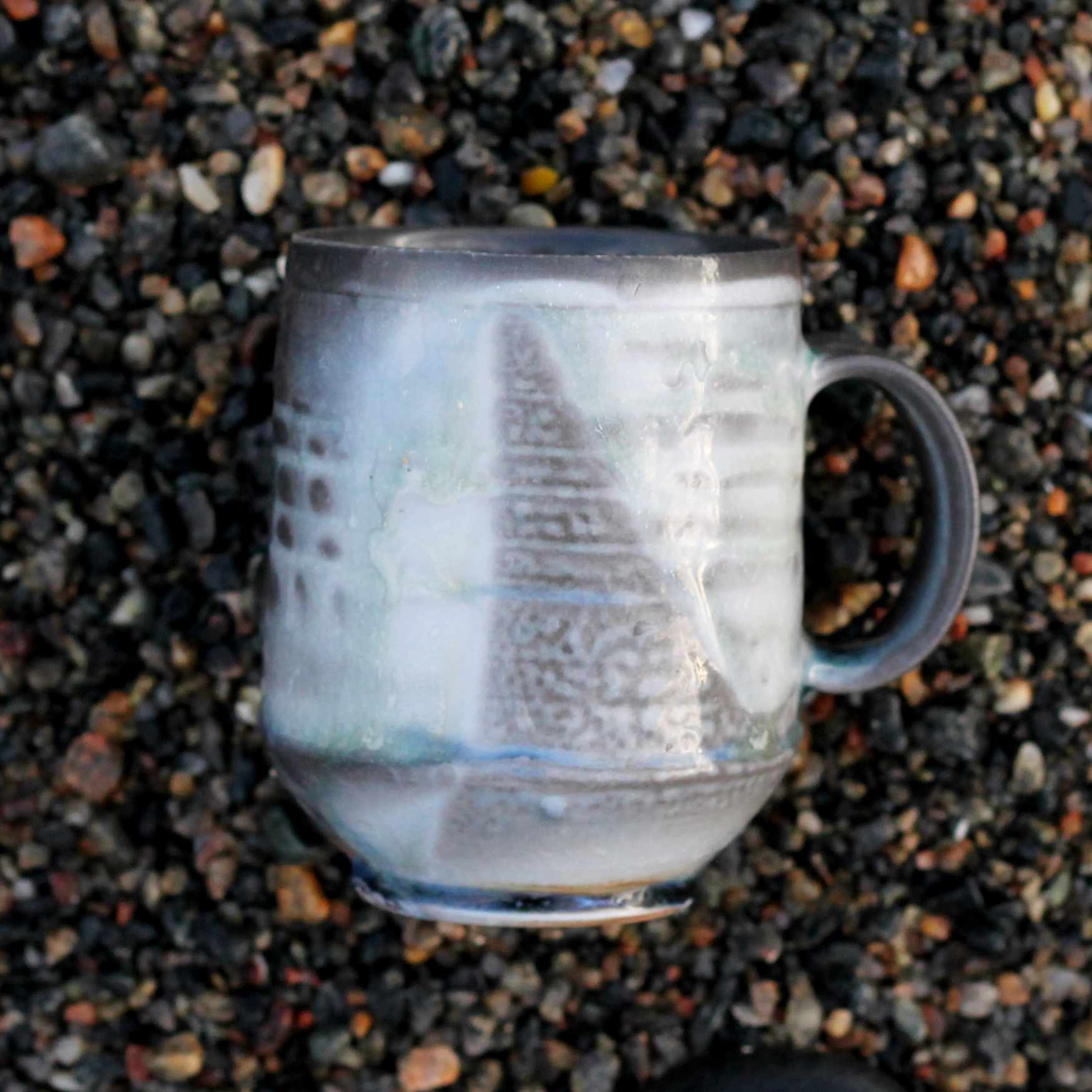 Tide Espresso Mug - Handmade Isle of Lewis Pottery